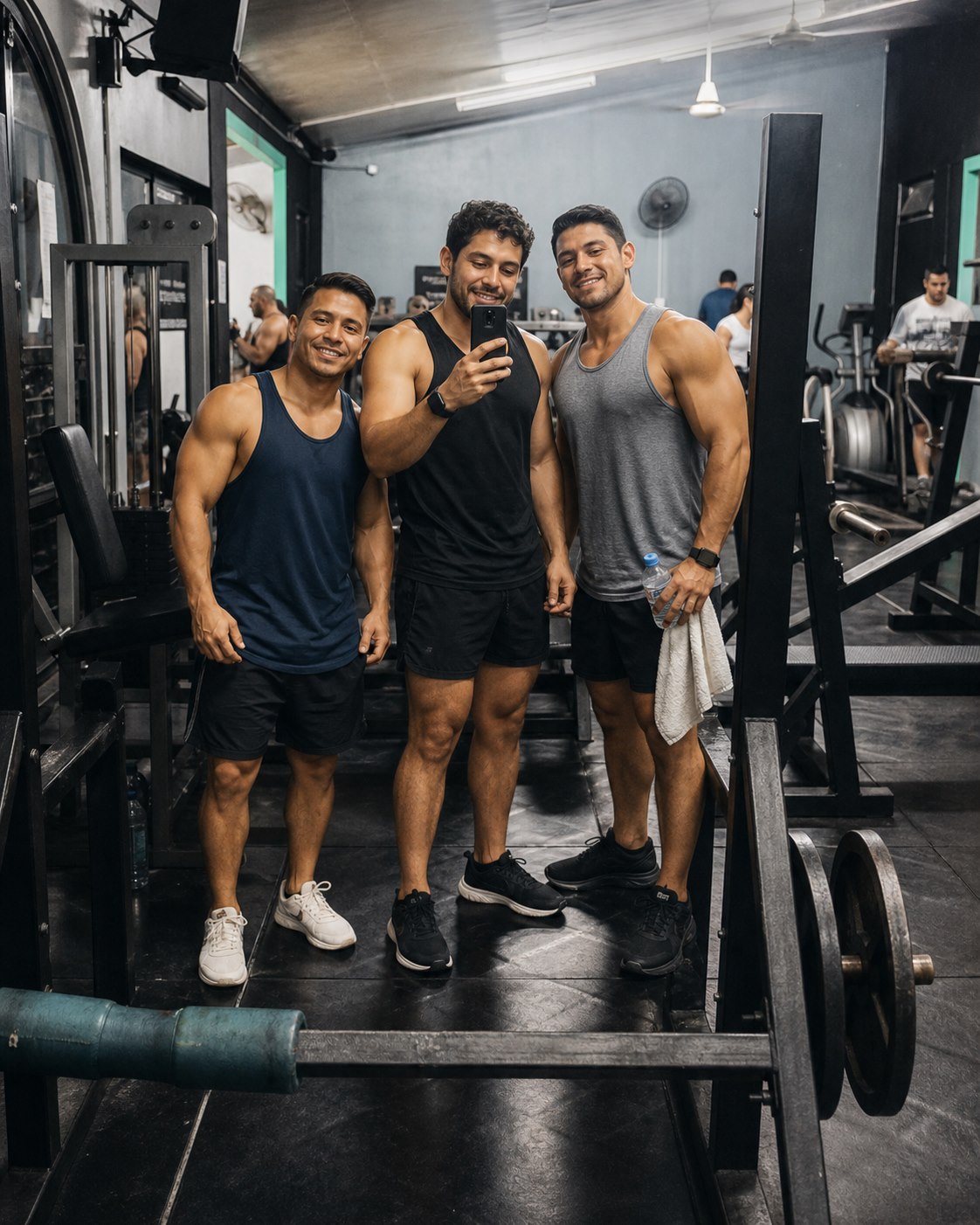 Comunidad entrenando en Mucho Músculo Gym